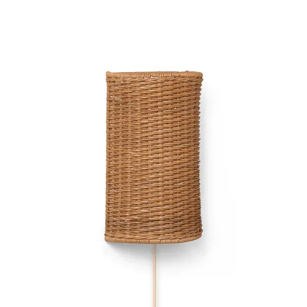 abatjour_applique_murale__SKU2ce46ccfb9b460ab9818db4050739e54_0.webp Abat-Jour Applique Murale Dou Rotin - Naturel-Ferm Living Clearance
