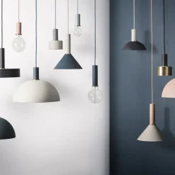 Abat-Jour Cone - Gris Clair-Ferm Living Best