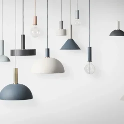 Abat-Jour Disc - Gris Clair-Ferm Living Best