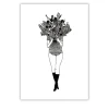 Affiche A3 Fille Aux Fleurs 29,7 X 42 Cm-Helen B Clearance