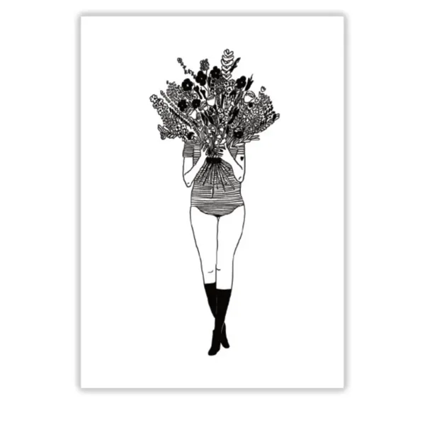 affiche_a_fille_aux_fleur_SKUa798c31d88e55132ef92f874ebab621d_0.webp Affiche A3 Fille Aux Fleurs 29,7 X 42 Cm-Helen B Clearance