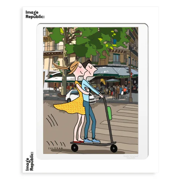 affiche_bm_soledad_trotin_SKU29a3a35d973810ae1328b273645031e4_0.webp Affiche Bm Soledad Trotinettes 2 Magots - 30 X 40 Cm-Image Republic Best