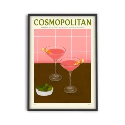 Affiche Cocktail - Elin Pk - Cosmopolitan-PSTR Studio Discount