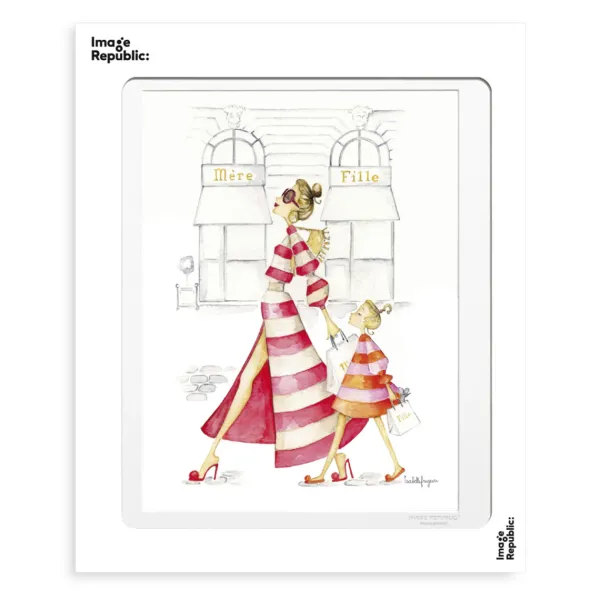 affiche_isabelle_fregevu__SKUd0e665fb64f8d41751f4021adae8cd20_0.webp Affiche Isabelle Fregevu Mere Et Fille - 30 X 40 Cm-Image Republic