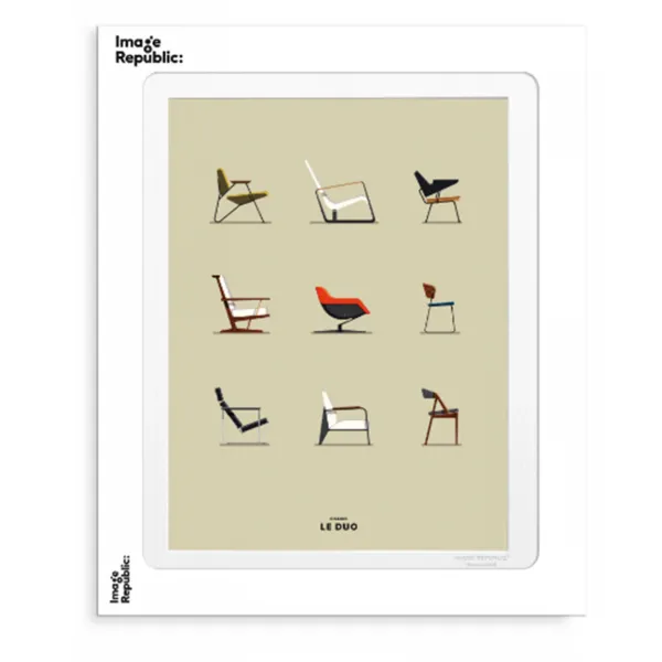 affiche_le_duo_chaises____SKUb5116dc5a0bd963689b85237b8a7f541_0.webp Affiche Le Duo Chaises - 30 X 40 Cm-Image Republic