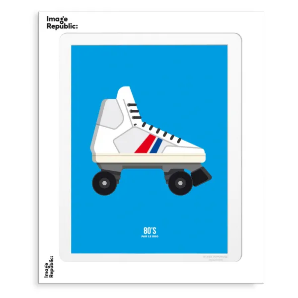 affiche_le_duo_s_roller___SKU1aa47e62a59aac493d5414b33cdd2c29_0.webp Affiche Le Duo 80'S Roller - 40 X 50 Cm-Image Republic New