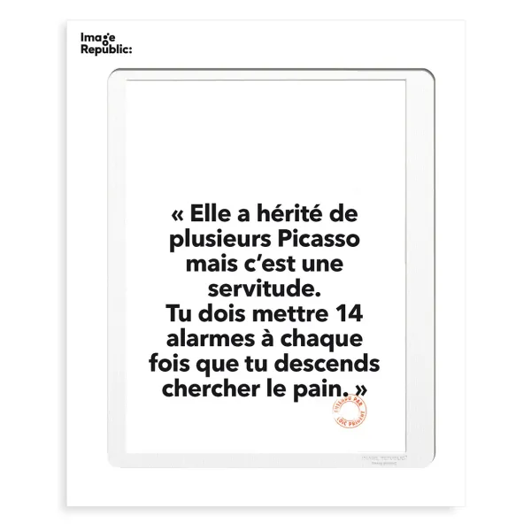 affiche_loic_prigent_elle_SKUd90b7b78eefbba12367a4b49b3d88ff3_0.webp Affiche Loic Prigent Elle A Herite De - 30 X 40 Cm-Image Republic Clearance