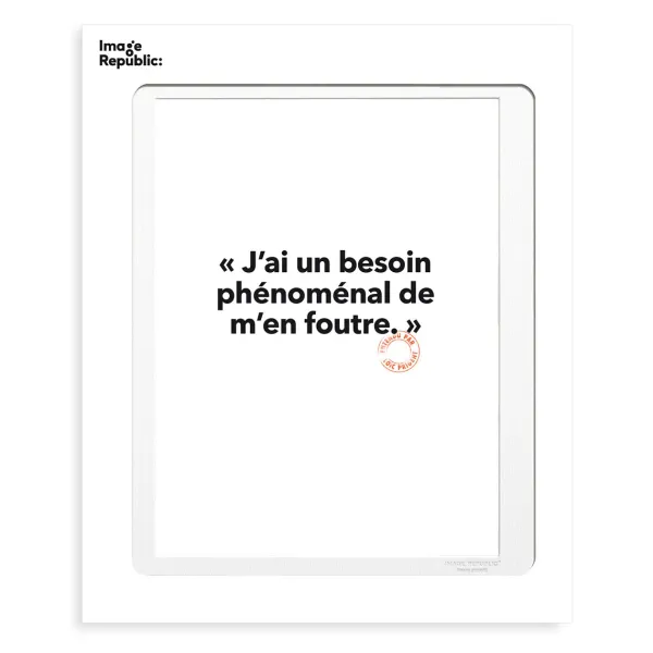 affiche_loic_prigent_jai__SKU4898a40331a2494899d78af6ebeb894b_0.webp Affiche Loic Prigent J'Ai Un Besoin - 30 X 40 Cm-Image Republic Outlet