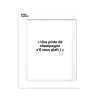 Affiche Loic Prigent Une Pinte De Champagne - 30 X 40 Cm-Image Republic New