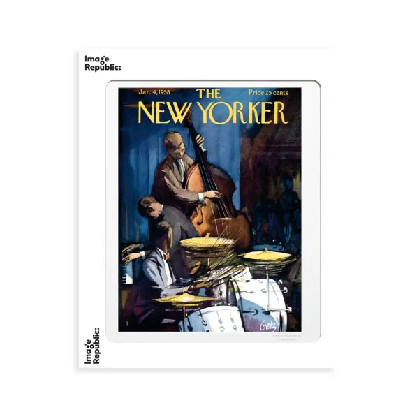 affiche_the_newyorker__ge_SKU3b9c1a4aed9db45b554badf0efc1e265_0.webp Affiche The Newyorker 172 Getz Band Playing - 30 X 40 Cm-Image Republic Outlet