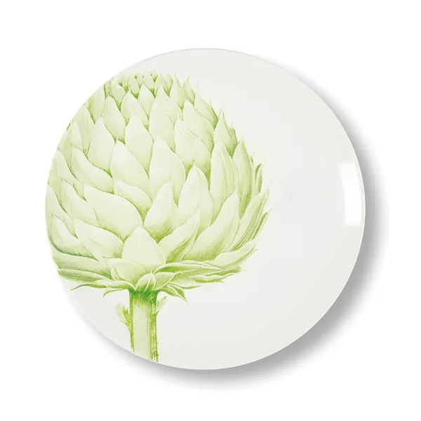 assiette_plate_artichaut__SKU69ad989388e40840a73233bdeeb044ee_0.webp Assiette Plate Artichaut En Porcelaine - O 27 Cm-Sélectionné par Fleux Best