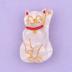 Barrette Chat Porte-Bonheur-Coucou Suzette New