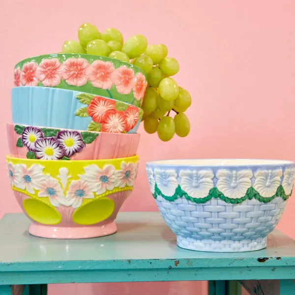 bol_avec_fleurs_en_relief_SKU1bc7de0914066be658cfc2e719881f9d_1.webp Bol Avec Fleurs En Relief En Ceramique - Rose-Rice New