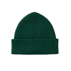 Bonnet En Laine Melangee - Vert Mousse-Le Bonnet
