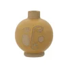 Bougeoir Jilian Brun En Gres - O 12,5 X H 15 Cm-Bloomingville Sale