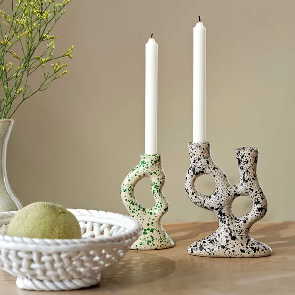bougeoir_tachete__h__cm___SKU5dd6c41e77928243820efb61b11f0845_1.webp Bougeoir Tachete - H 20 Cm - Blanc Et Noir-Sélectionné par Fleux New