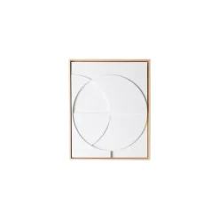 Cadre Relief Art C - 40 X 50 Cm - Blanc S-HK Living Best