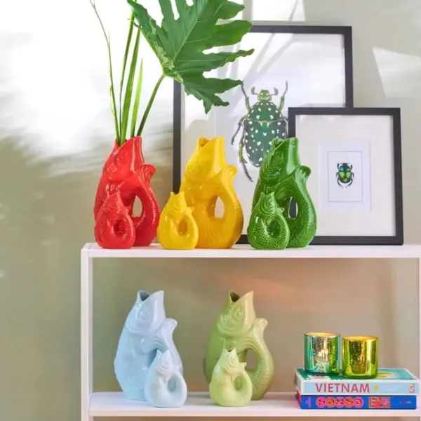carafe__vase_monsieur_car_SKU666adc74f102c229698d8a64249c6b01_1.webp Carafe / Vase Monsieur Carafon Poisson - Vert Bay-Sélectionné par Fleux Discount