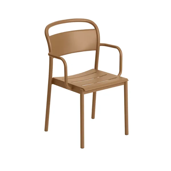 chaise_accoudoirs_linear__SKU59b0eeab1bc06aa9aa745490432c8179_0.webp Chaise Accoudoirs Linear Steel Burnt Orange-Muuto Clearance