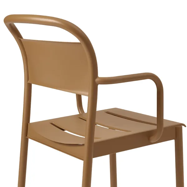 chaise_accoudoirs_linear__SKU59b0eeab1bc06aa9aa745490432c8179_4.webp Chaise Accoudoirs Linear Steel Burnt Orange-Muuto Clearance