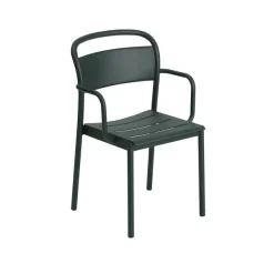 Chaise Accoudoirs Linear Steel Dark Green-Muuto Online