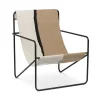 Chaise Lounge Desert Black / Soil-Ferm Living Clearance