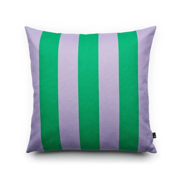 coussin_a_rayures___x__cm_SKU1def8641295df00838b2ee84c3620d0c_0.webp Coussin A Rayures - 60 X 60 Cm - Vert/Violet-FEST Amsterdam Sale