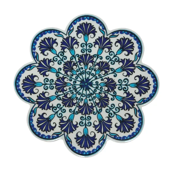 dessous_de_plat_fleur_en__SKUe3caa946a6101349f842fb7c5cad7792_0.webp Dessous De Plat Fleur En Ceramique - Bleu-Sélectionné par Fleux Hot