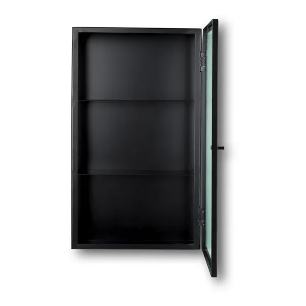 etagere_murale_haze__meta_SKUdc038235e250f374b54819f1bde3cf4a_1.webp Etagere Murale Haze - Metal - Noir-Ferm Living Discount