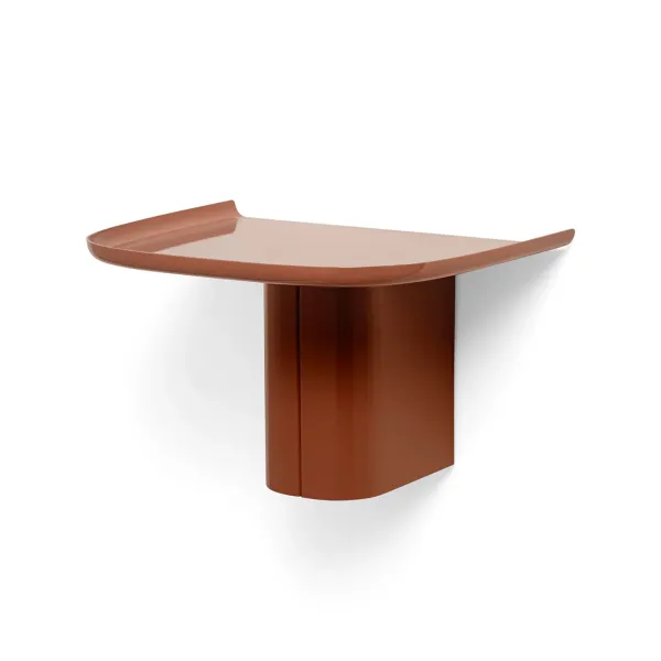 Etagere Murale Korpus - L 35 X P 29 X H 21,5 Cm - Brique Rouge-Hay