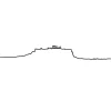 Frise Decorative Athenes - Noir - 50 Cm-The Line Clearance