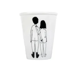 Gobelet Couple Nu De Dos En Porcelaine-Helen B Best