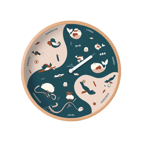 horloge_semaine_pour_enfa_SKUa996366264a8cf33f83ccc91f6fc968a_0.webp Horloge Semaine Pour Enfant En Bois - Bleu-Ocean Clock Sale