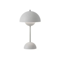 Lampe A Poser Flowerpot Vp9 Sans Fil Gris Clair Mat-And Tradition Discount
