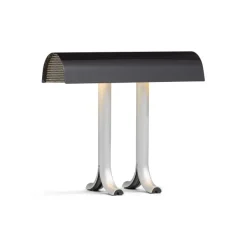 Lampe De Table Anagram - O 14 X H 32,5 Cm - Fer Noir-Hay
