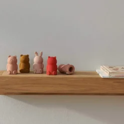 Lot De 8 Marionnettes De Doigt Jim En Silicone - Rose-Liewood