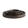 Lot De 3 Plats Tampa En Acajou O 30 Cm - Brun Fonce-Ethnicraft