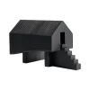 Objet Decoratif Maison En Acajou - Noir-Ethnicraft New