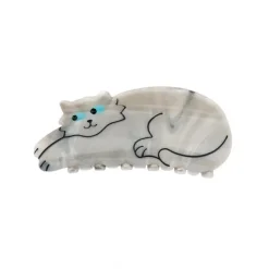 Pince A Cheveux Chat Gris-Coucou Suzette New