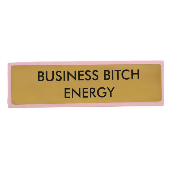 plaque_de_bureau_business_SKUed0fde43571e1d468f0ae6414d42461a_0.webp Plaque De Bureau Business Bitch Energy-Sélectionné par Fleux