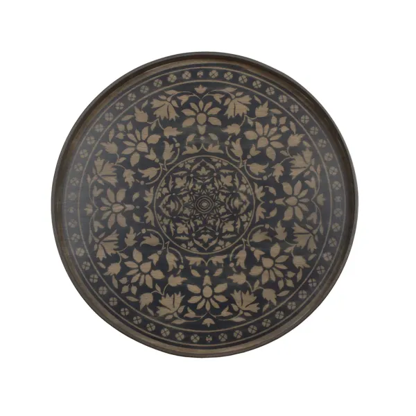 plateau_en_bois_black_mar_SKU8522553720e5dab2fd83a130b3b11c76_0.webp Plateau En Bois Black Marrakesh - O 61 Cm-Ethnicraft