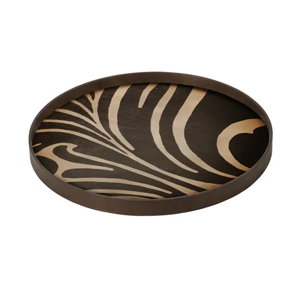 plateau_en_bois_peint__fo_SKUd9ac6e03c289a792bd1fe3f22a4149ac_0.webp Plateau En Bois Peint - Folk - O 61 Cm-Ethnicraft Discount
