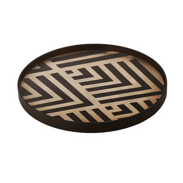 plateau_graphite_en_bois__SKU7f377bf6f08305a08749495173774bdf_0.webp Plateau Graphite En Bois - Chevron - O 48 Cm-Ethnicraft Outlet