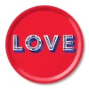 Plateau Love - O 39 Cm - Rouge-Sélectionné par Fleux Best