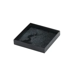 Plateau Miroir Vieilli Carre - Charbon - 16 X 16 Cm-Ethnicraft Hot