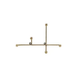 Porte-Manteau Prea En Laiton Antique-House Doctor