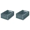 Set De 2 Caisses Weston M - Bleu Baleine-Liewood New