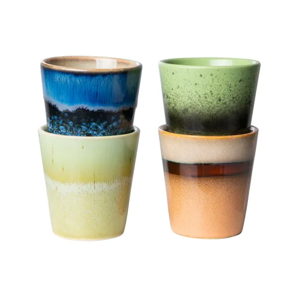 set_de__mugs_ristretto_ca_SKU9e354c40d7752be8bb9b8d49b719539a_0.webp Set De 4 Mugs Ristretto Calypso 70'S En Ceramique-HK Living Outlet