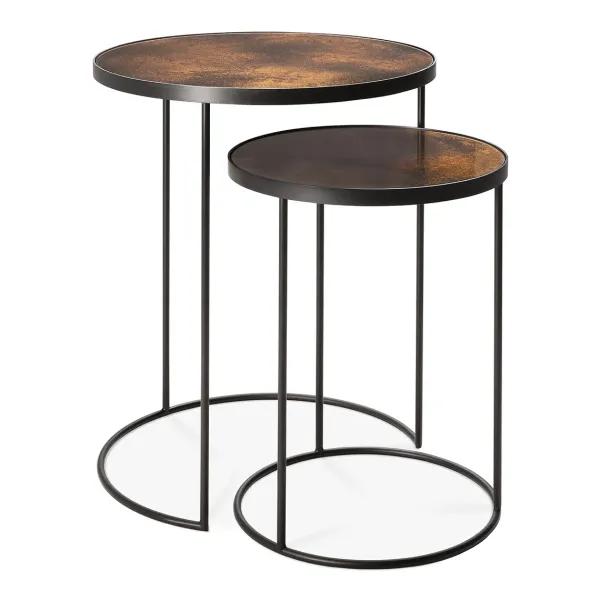 set_de__tables_dappoint_h_SKU24bdfc2d1675bfb564536fa18cddad7b_1.webp Set De 2 Tables D'Appoint Heavy Aged Bronze-Ethnicraft Best