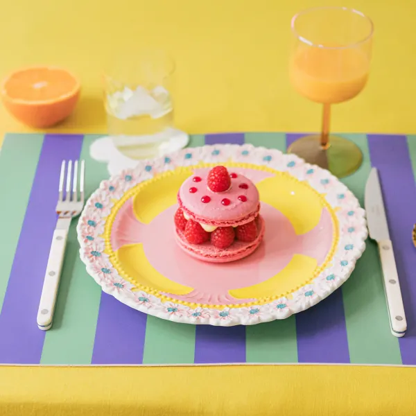 set_de_table_paloma___ver_SKUb439078c778d04878df833881ae8e103_1.webp Set De Table Paloma 2 - Vert / Violet - Edition Limitee Fleux-Pôdevache